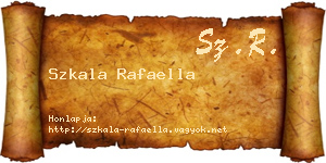 Szkala Rafaella névjegykártya